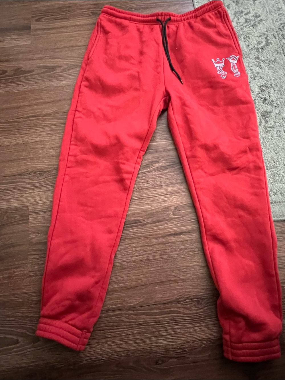 Triumph Red Men's Fleece Jogger Sweatpants